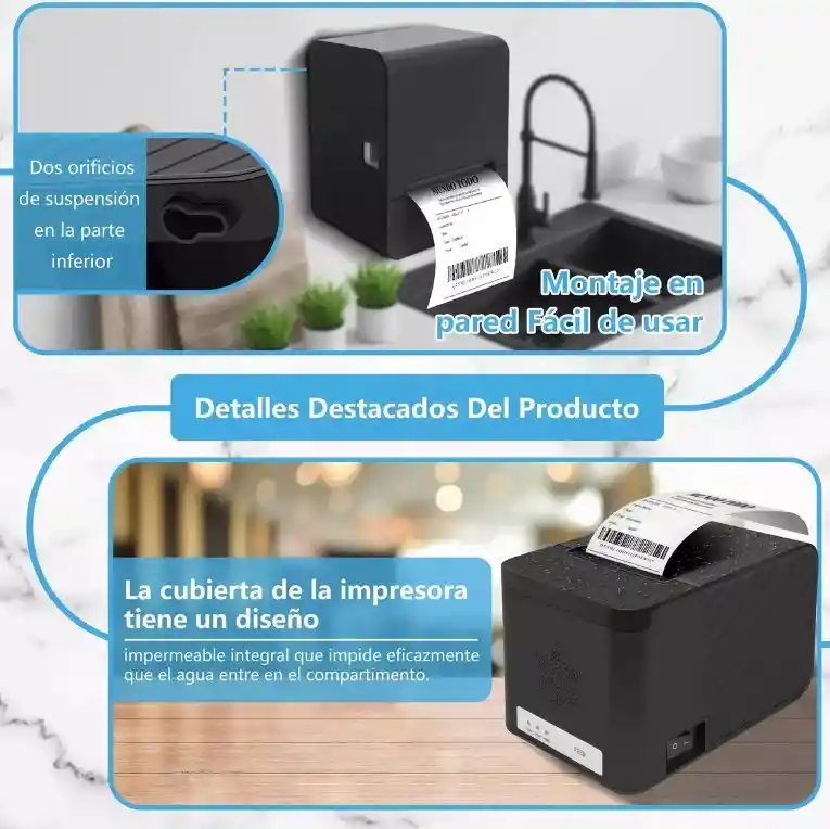 Impresora Térmica Tickets 80mm Autocorte