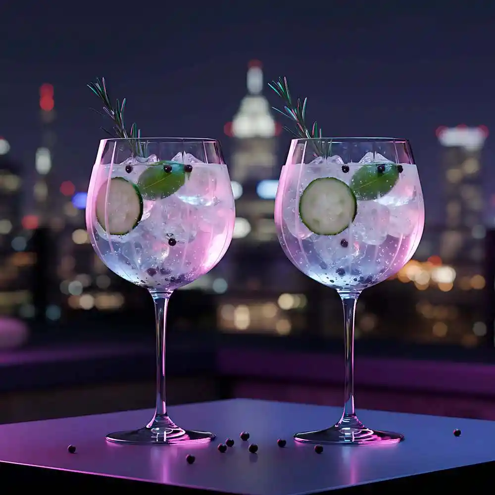 Copa Ginebra Rcr Optiq 670 Ml 2 Ud Cristal