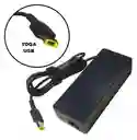 Cargador Para Lenovo 20v 4.5a 90w Yoga/usb Negro