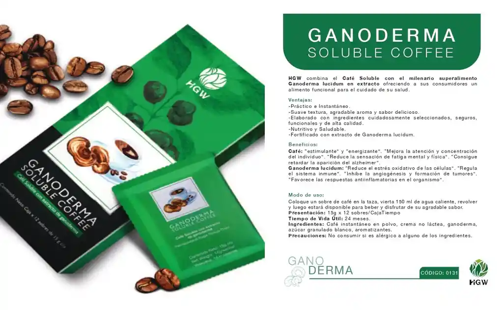 Ganoderma Soluble Coffee