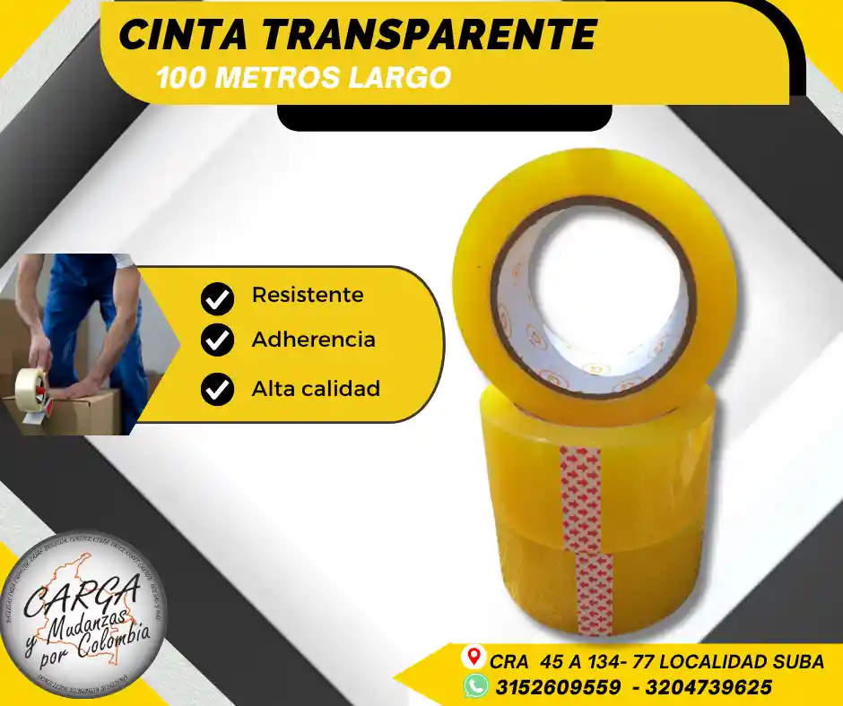 Cinta Transparente 100m - Empaque
