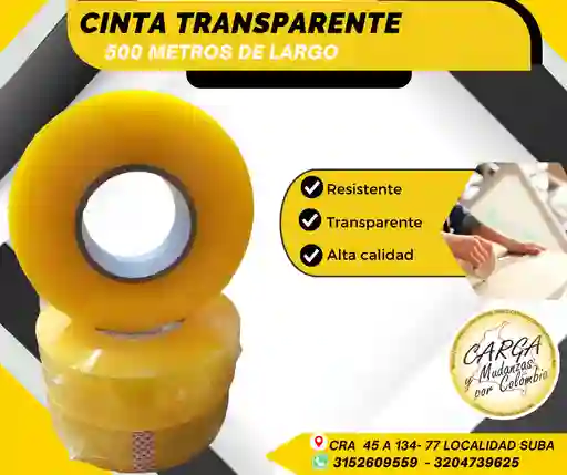 Cinta Transparente 500mtrs-empaque