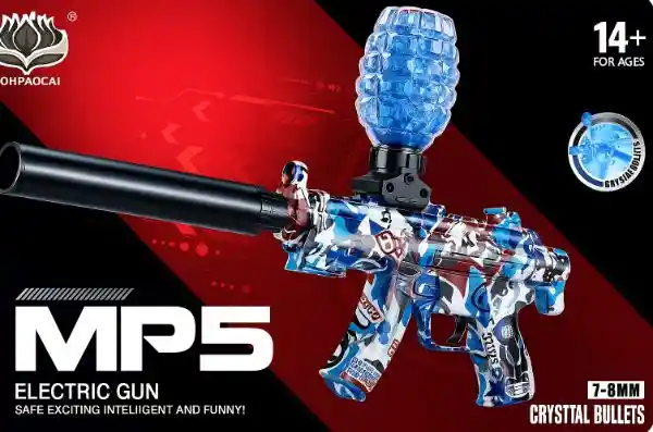 Pistola Hidrogel Juego Niños Mp5 F972