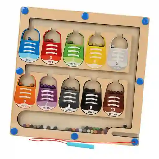 Laberinto Imantado Madera Juguete Infantil Puzzle Educativo