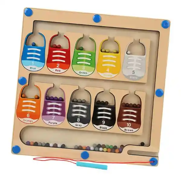 Laberinto Imantado Madera Juguete Infantil Puzzle Educativo