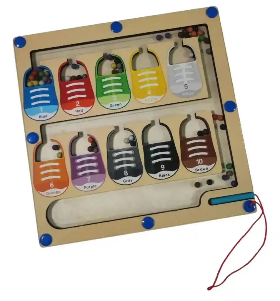 Laberinto Imantado Madera Juguete Infantil Puzzle Educativo