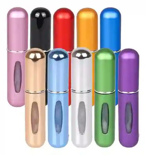 Set X 5 Perfumeros Recargables Portátil Surtidos Volumen De La Unidad 5 Ml