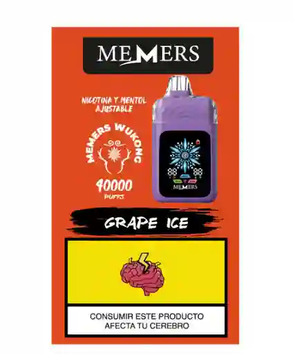 Vape Memers - Grape Ice - 40.000 Puffs