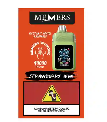 Vape Memers - Strawberry Kiwi - 40.000 Puffs