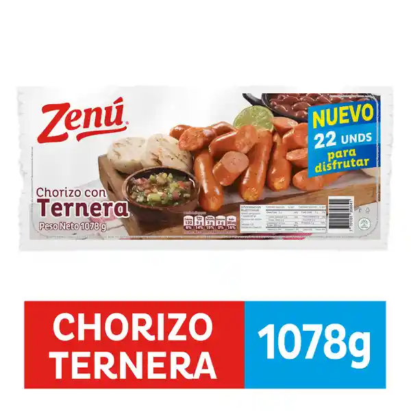 Zenú Chorizo con Ternera