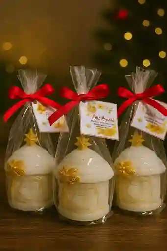 🏠✨ Vela “pesebre De Navidad” – 9 Cm 🎄🕯️