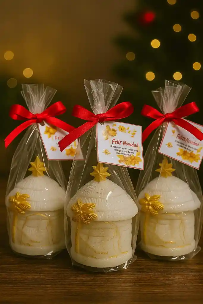 🏠✨ Vela “pesebre De Navidad” – 9 Cm 🎄🕯️