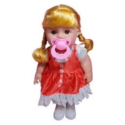 Muñeca Bebe Vestido + Utencilios Pañal Tetero Juguete Niñas
