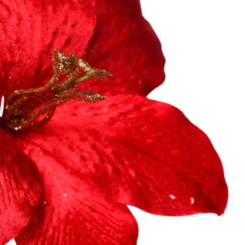 Flor Santini 18cm Rojo Poliester