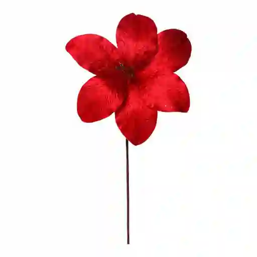 Flor Santini 18cm Rojo Poliester