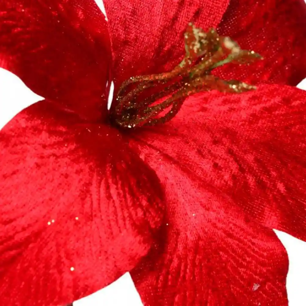 Flor Santini 18cm Rojo Poliester