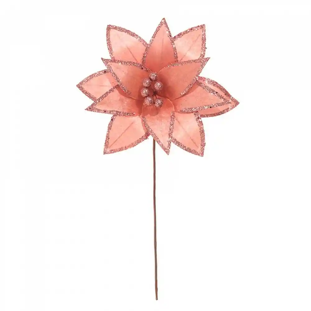 Flor Miro Christmas 1x27cm Rosado