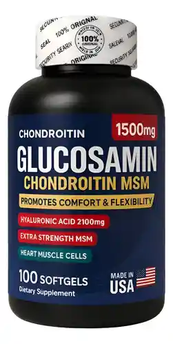 Glucosamina + Condroitina + Msm + Ácido Hialurónico
