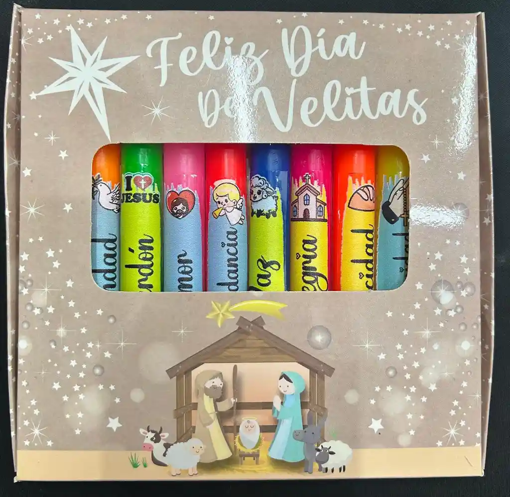 Velas Navidad Pesebre