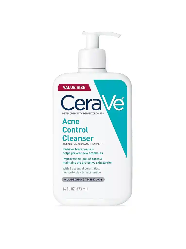 Cerave Limpiador Acné Control Cleanser
 473 Ml