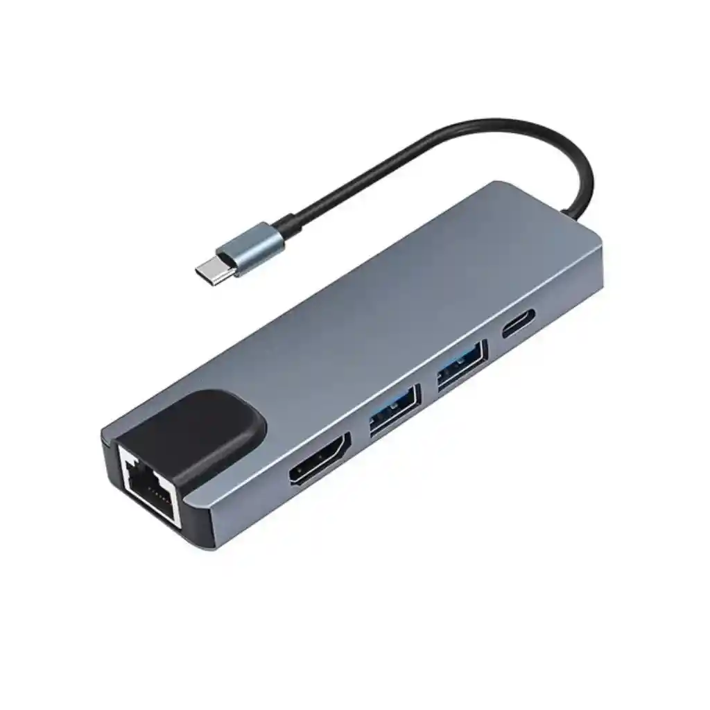 Hub Multipuerto 5 En 1