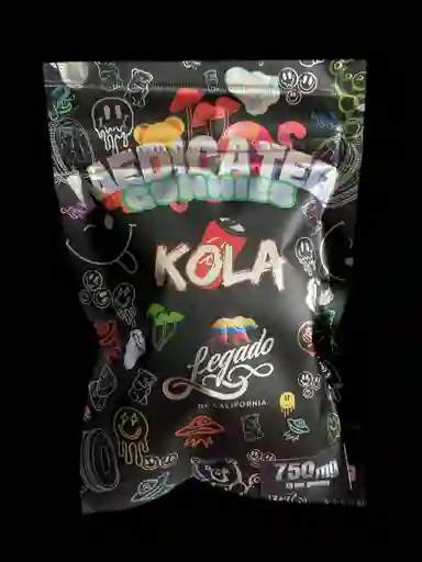 Marca Llegado De California Gomitas T-h-c-a Edibles 75mg X 10 Sabor Kola