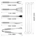 Set Herramientas Bbq Estuche Transporte