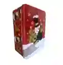 Caja De Regalo Metalica De Navidad 14x20