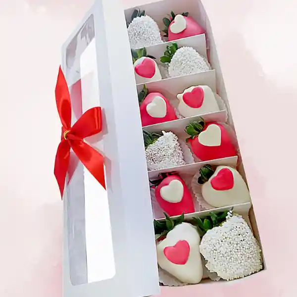 Caja De Fresas Amor