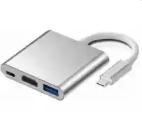 Adaptador Multipuerto Usb-c Hdmi 4k / Usb 3.0 / Pd Para Laptop Y Celular