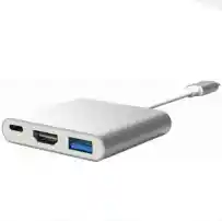 Adaptador Multipuerto Usb-c Hdmi 4k / Usb 3.0 / Pd Para Laptop Y Celular