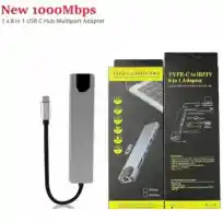 Adaptador Usb-c 8 En 1 Otg Lj-47 – Lectura Y Transferencia 480 Mbps