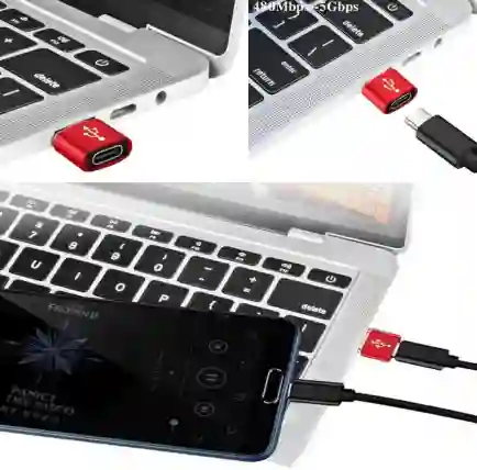 Convertidor Otg Tipo C A Usb Gp-90 – Adaptador Metálico Ultra Compacto