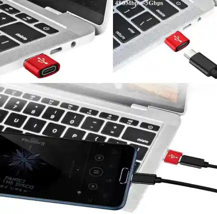 Convertidor Otg Tipo C A Usb Gp-90 – Adaptador Metálico Ultra Compacto