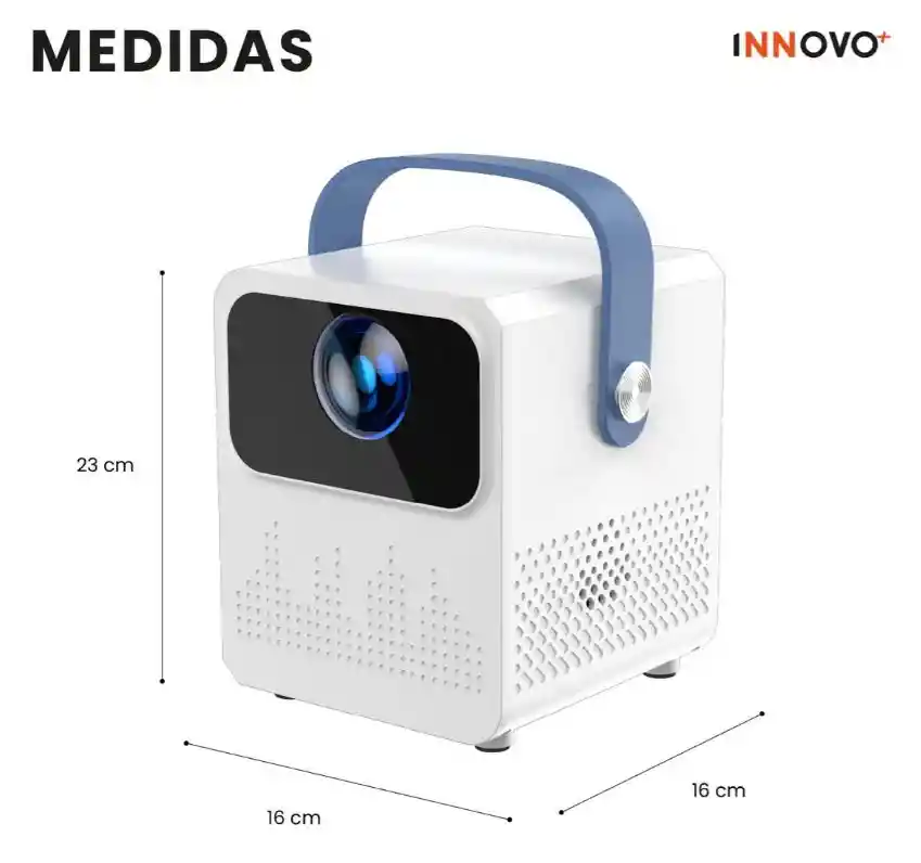 Proyector Portátil 4k Android Wifi Bluetooth Cine En Casa T2 Mini