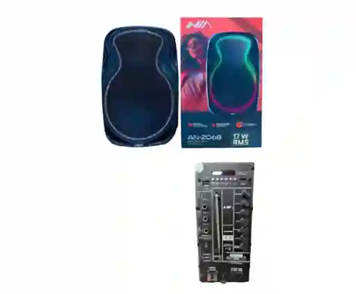 Parlante Bafle Cabina De Sonido 8pulgadas Nia An-2068