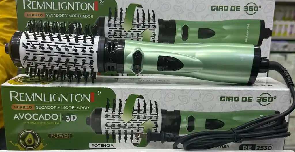 Cepillo Secador Y Modelador 360 Avocado