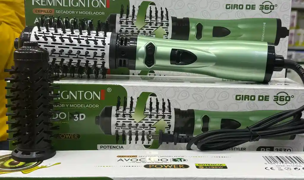 Cepillo Secador Y Modelador 360 Avocado