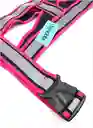 Chaleco Arnés Cinta Reflectiva Para Moto O Bicicleta Fucsia