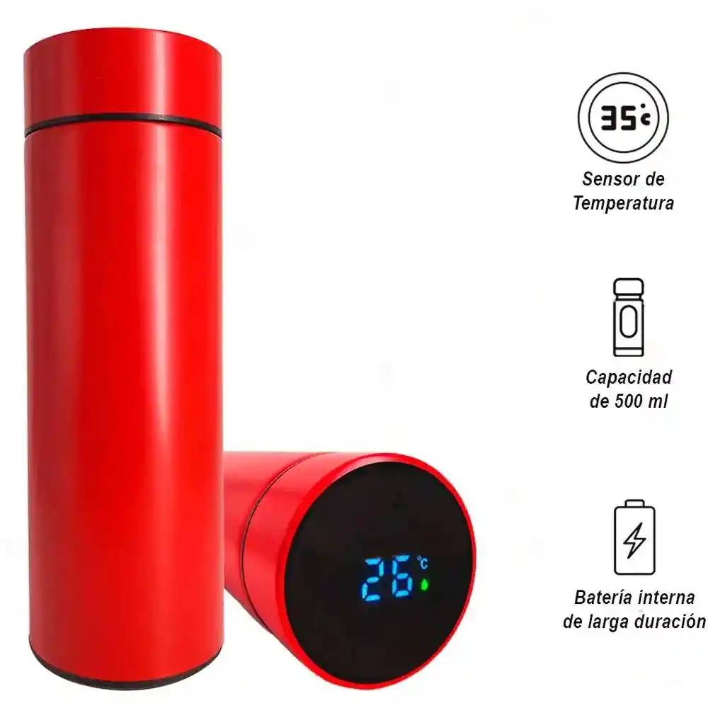 Termo Digital 500ml Acero Inoxidable