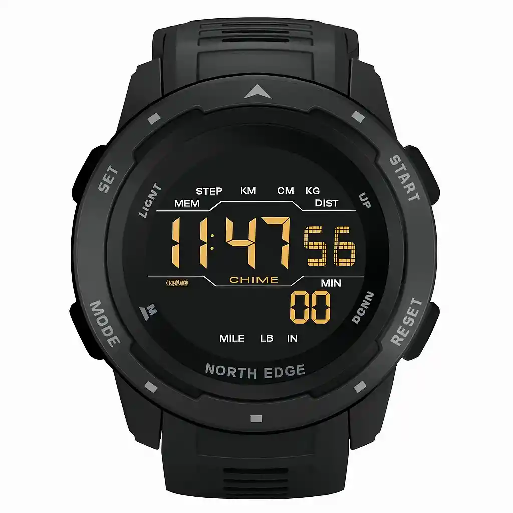 Reloj Digital North Edge Mars Negro