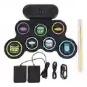 Batería Electrónica Tambor Portátil Recargable Flexible G896