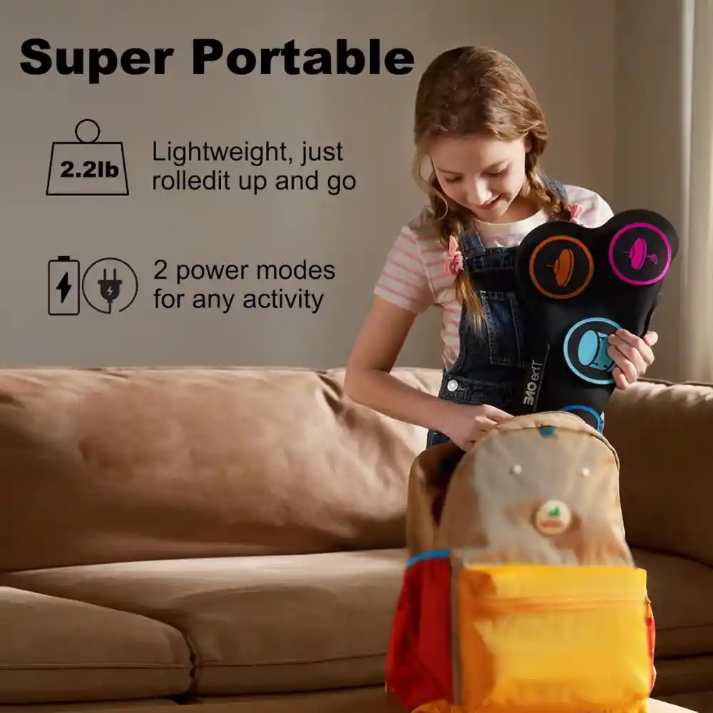 Batería Electrónica Tambor Portátil Recargable Flexible G896