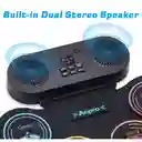 Batería Electrónica Tambor Portátil Recargable Flexible G896