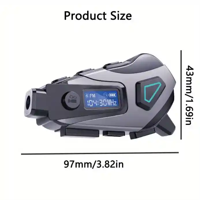 Intercomunicador De Moto Con Camara K10