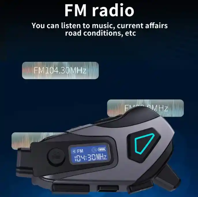 Intercomunicador De Moto Con Camara K10