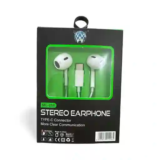 Audifonos W Cable Tipo C