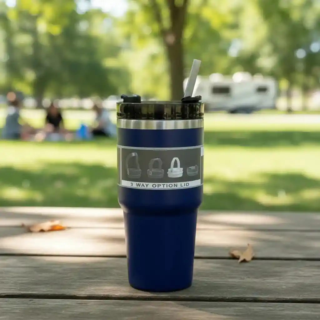 Termo Térmico Sin Agarre 600ml De Acero Inoxidable