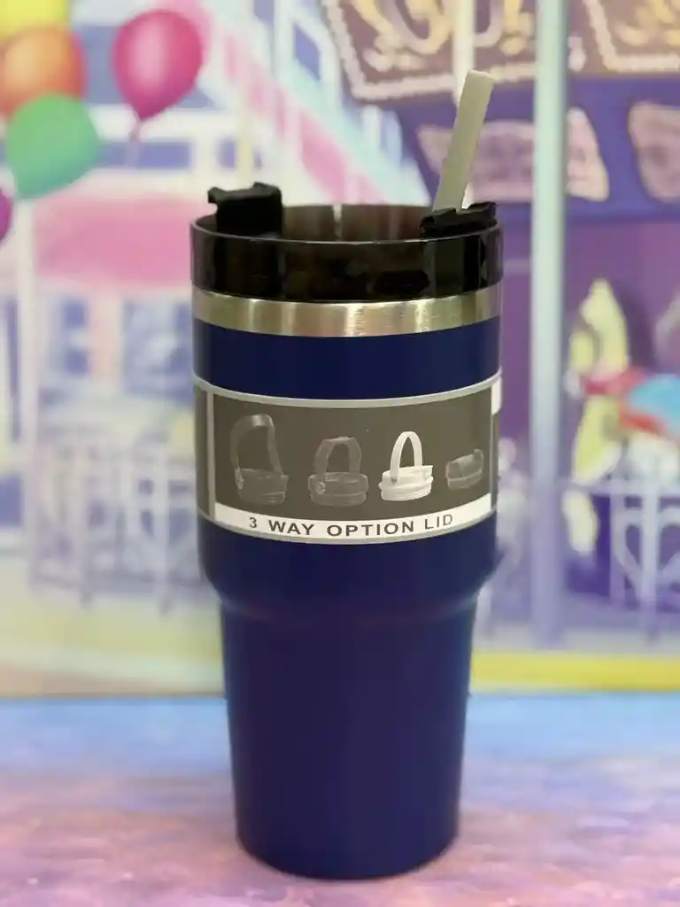 Termo Térmico Sin Agarre 600ml De Acero Inoxidable