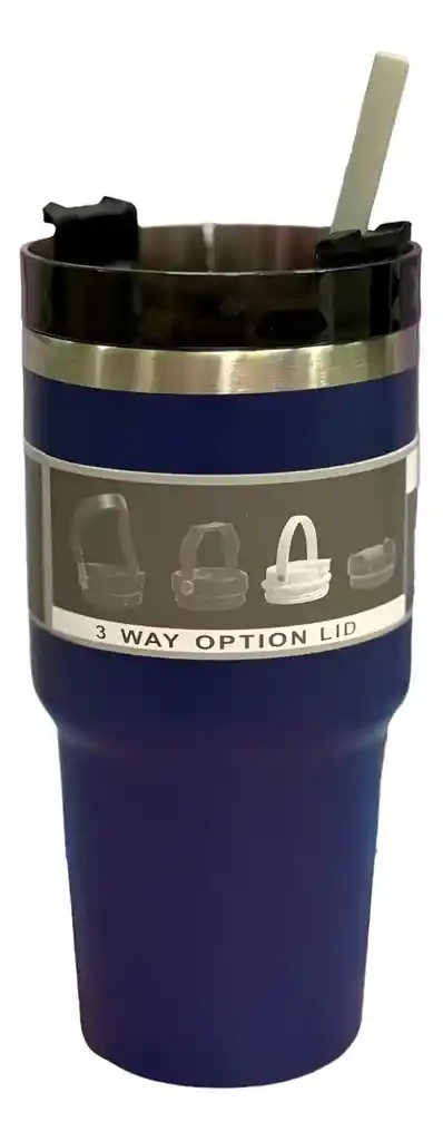 Termo Térmico Sin Agarre 600ml De Acero Inoxidable